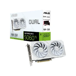 کارت گرافیک ایسوس مدل Dual GeForce RTX 5060 Ti 16GB GDDR7 White Edition